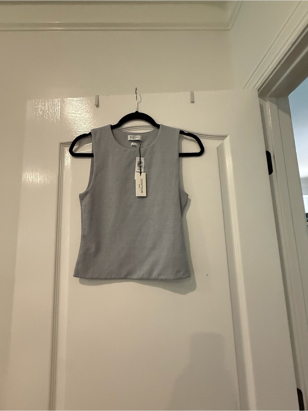 NWT Aritzia Sleeveless Tank in Heather Chrome